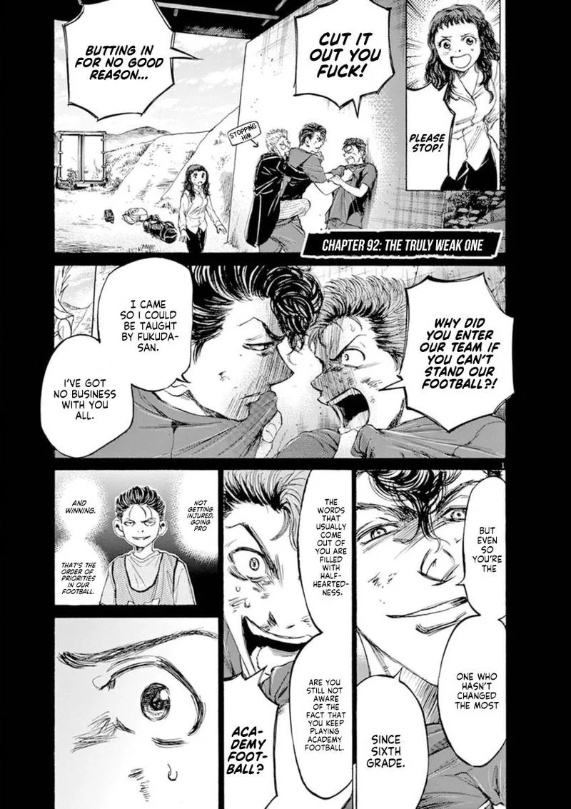 Ao Ashi Chapter 92 page 1