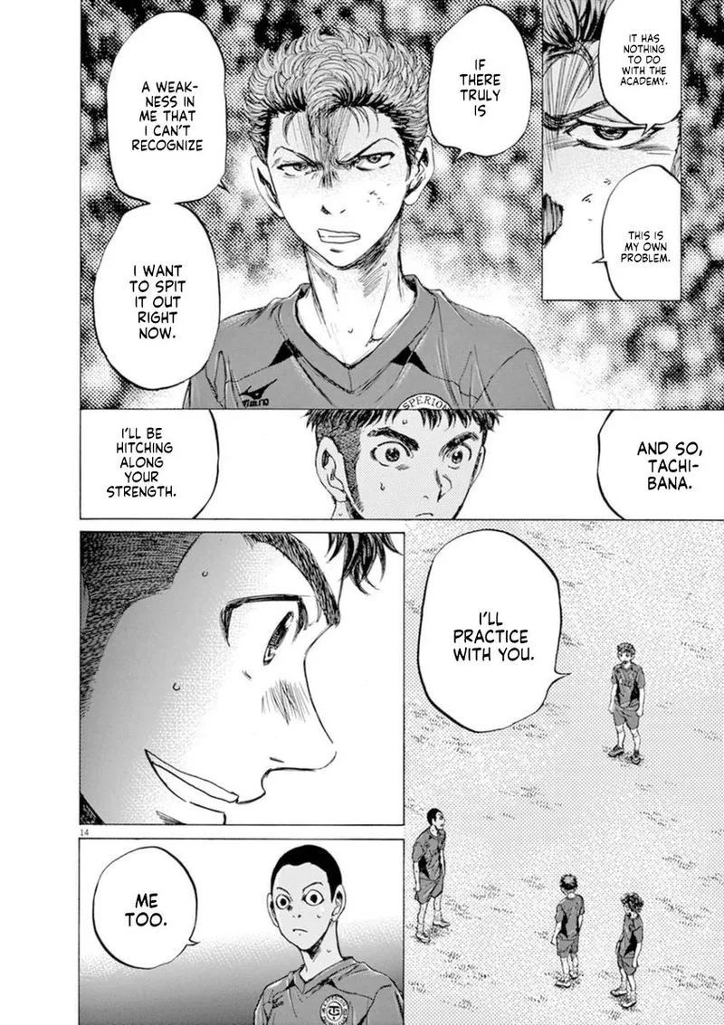 Ao Ashi Chapter 92 page 14