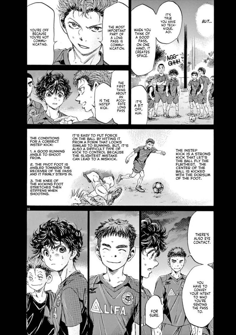 Ao Ashi Chapter 94 page 15
