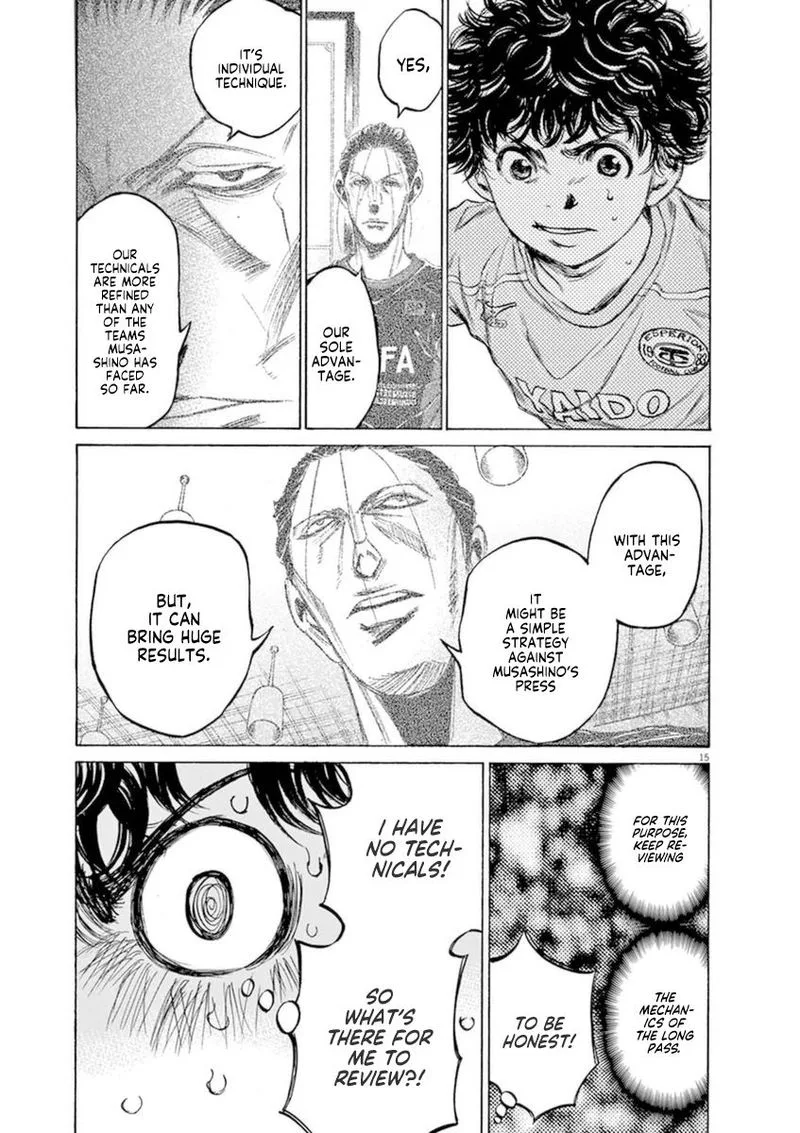 Ao Ashi Chapter 94 page 14