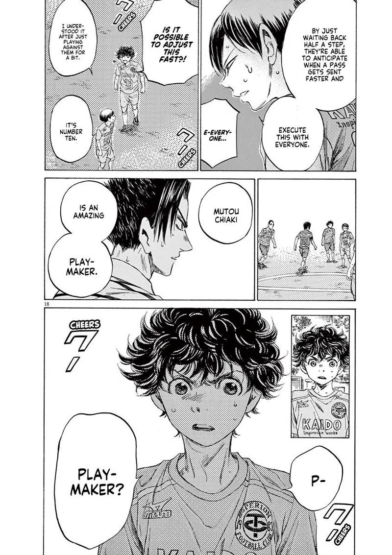 Ao Ashi Chapter 96 page 19