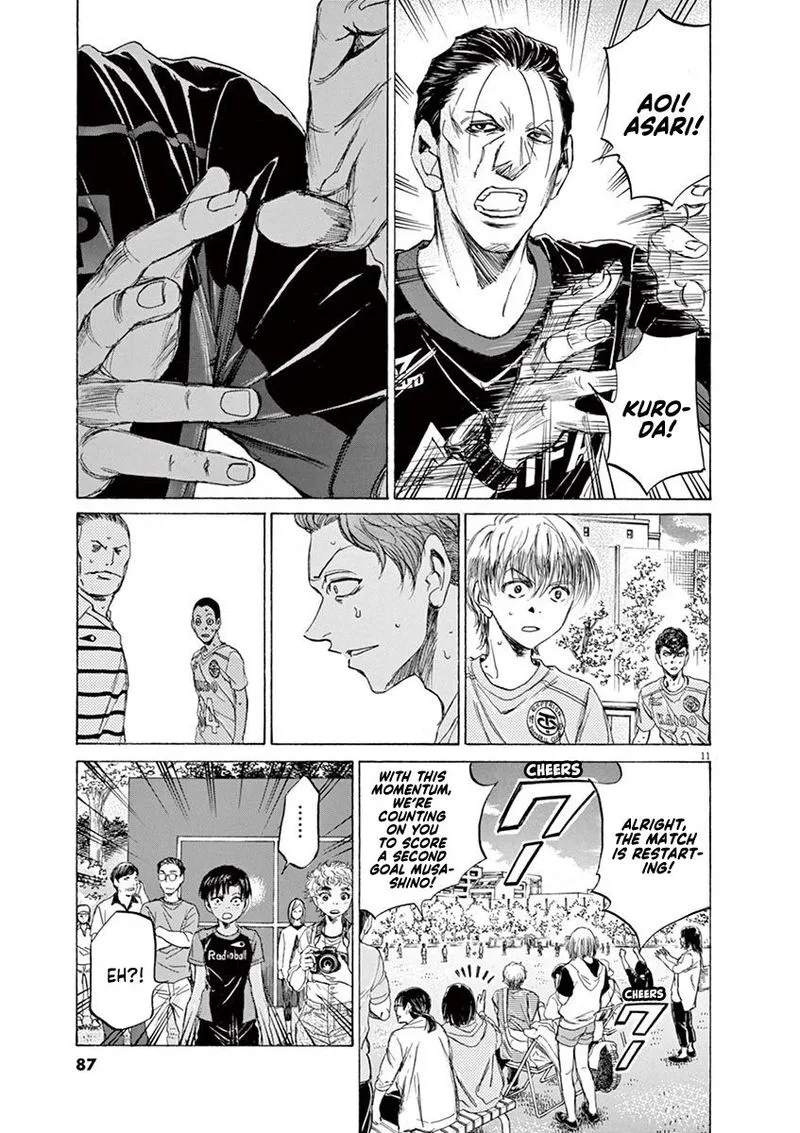 Ao Ashi Chapter 99 page 11