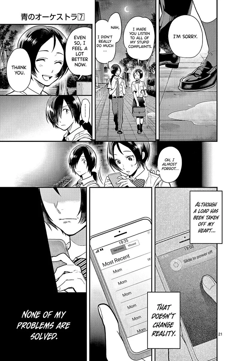Ao no Orchestra Chapter 46 page 21