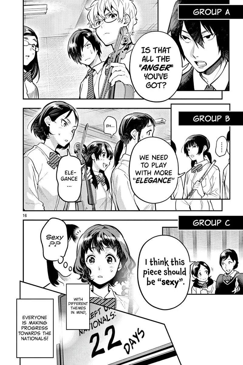 Ao no Orchestra Chapter 50 page 16