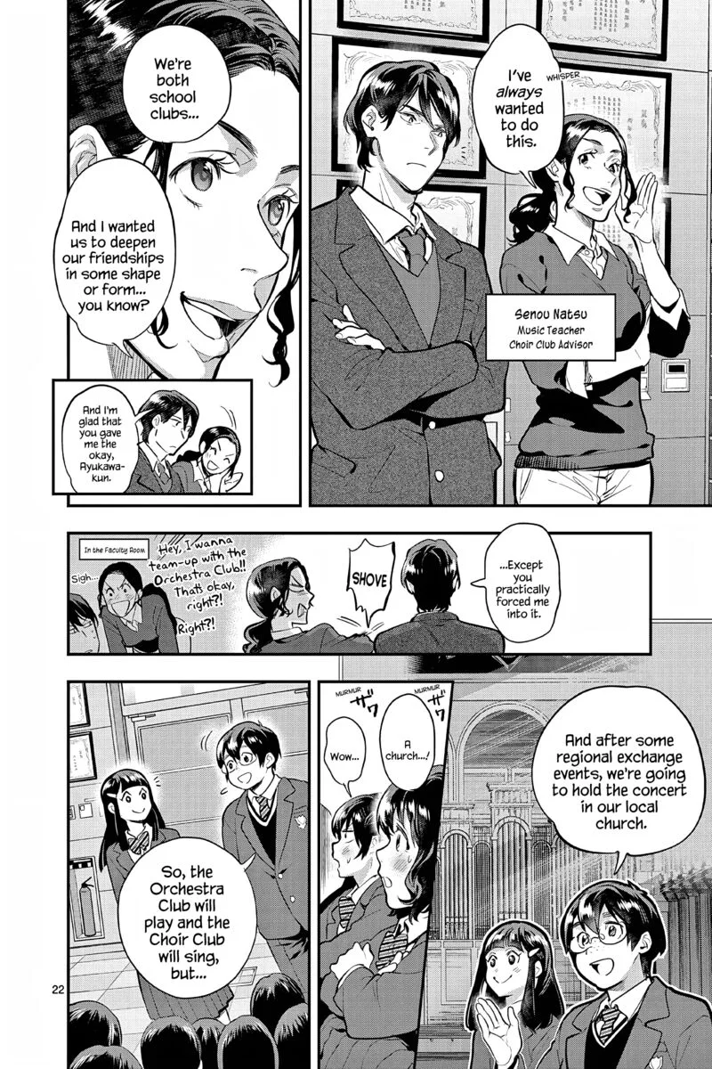Ao no Orchestra Chapter 61 page 22