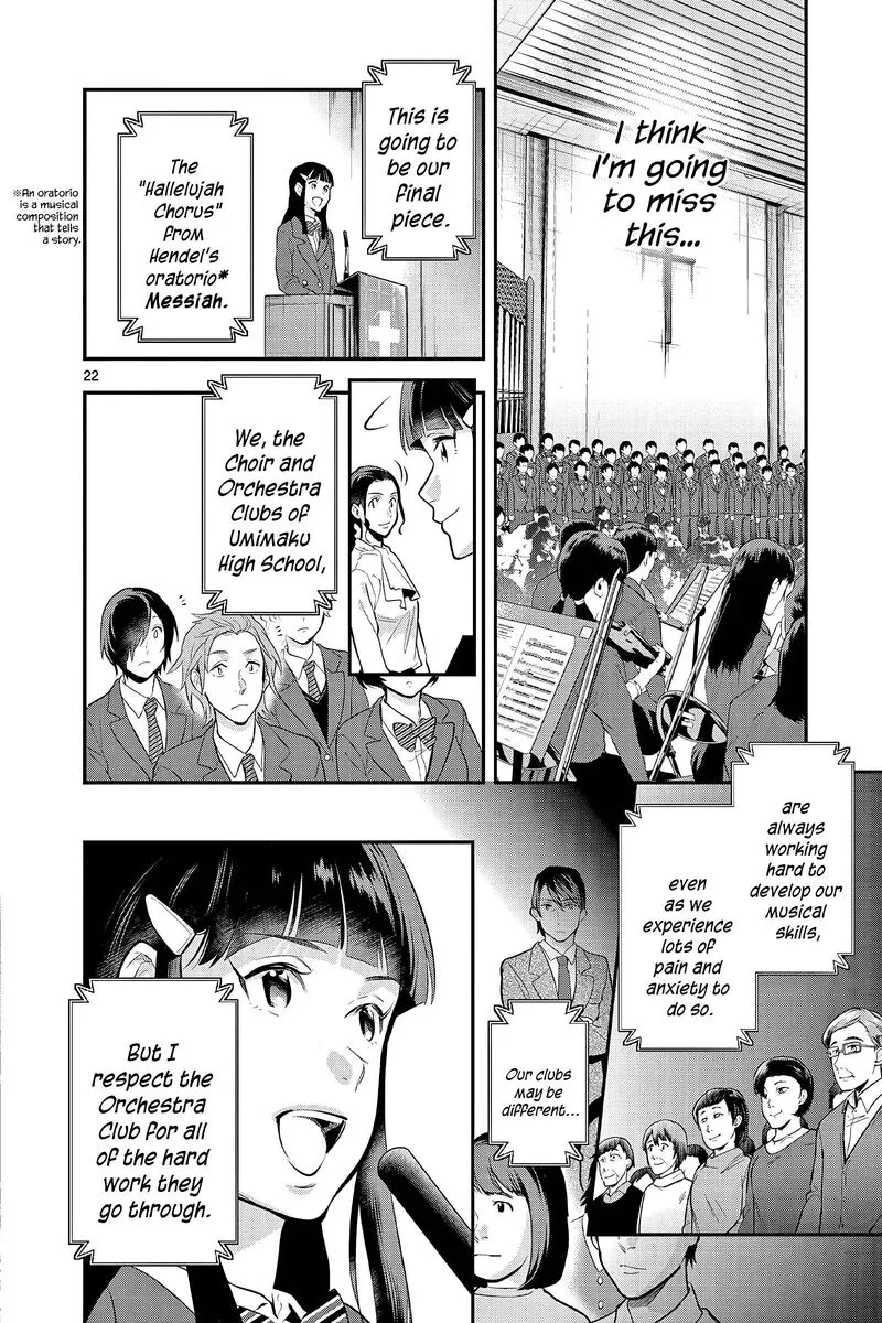 Ao no Orchestra Chapter 64 page 22