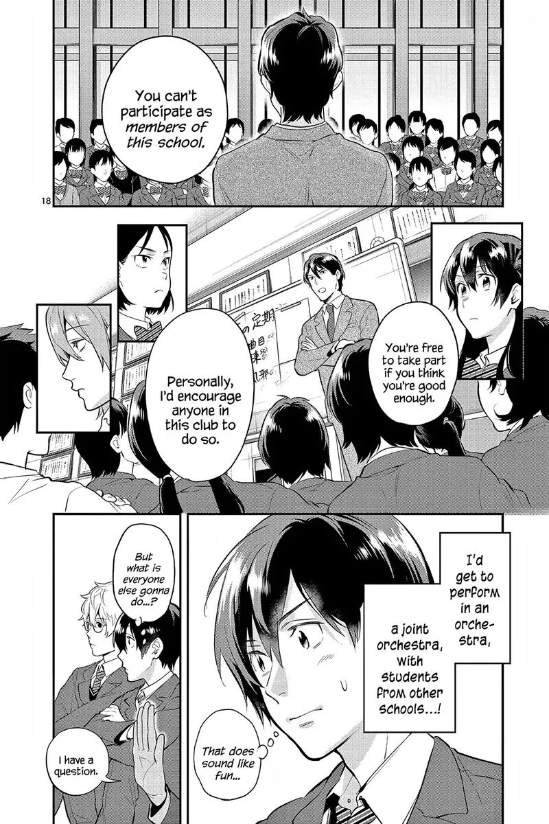 Ao no Orchestra Chapter 65 page 18