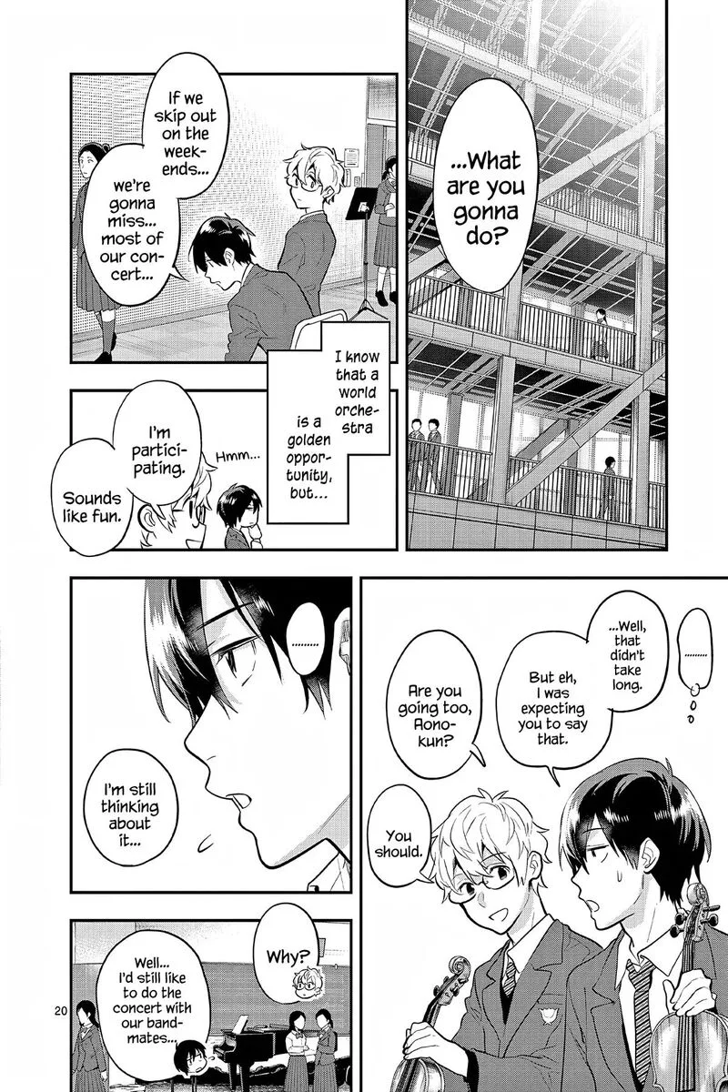 Ao no Orchestra Chapter 65 page 20