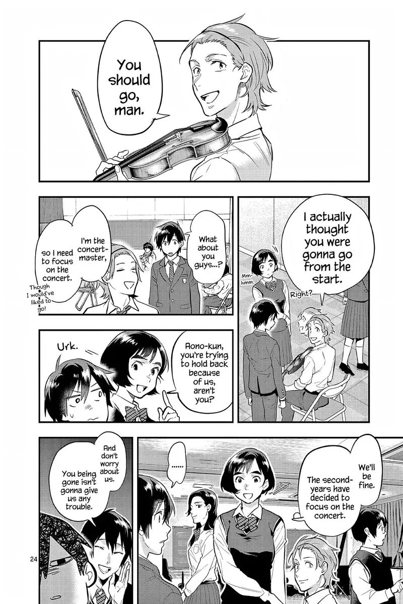 Ao no Orchestra Chapter 65 page 24