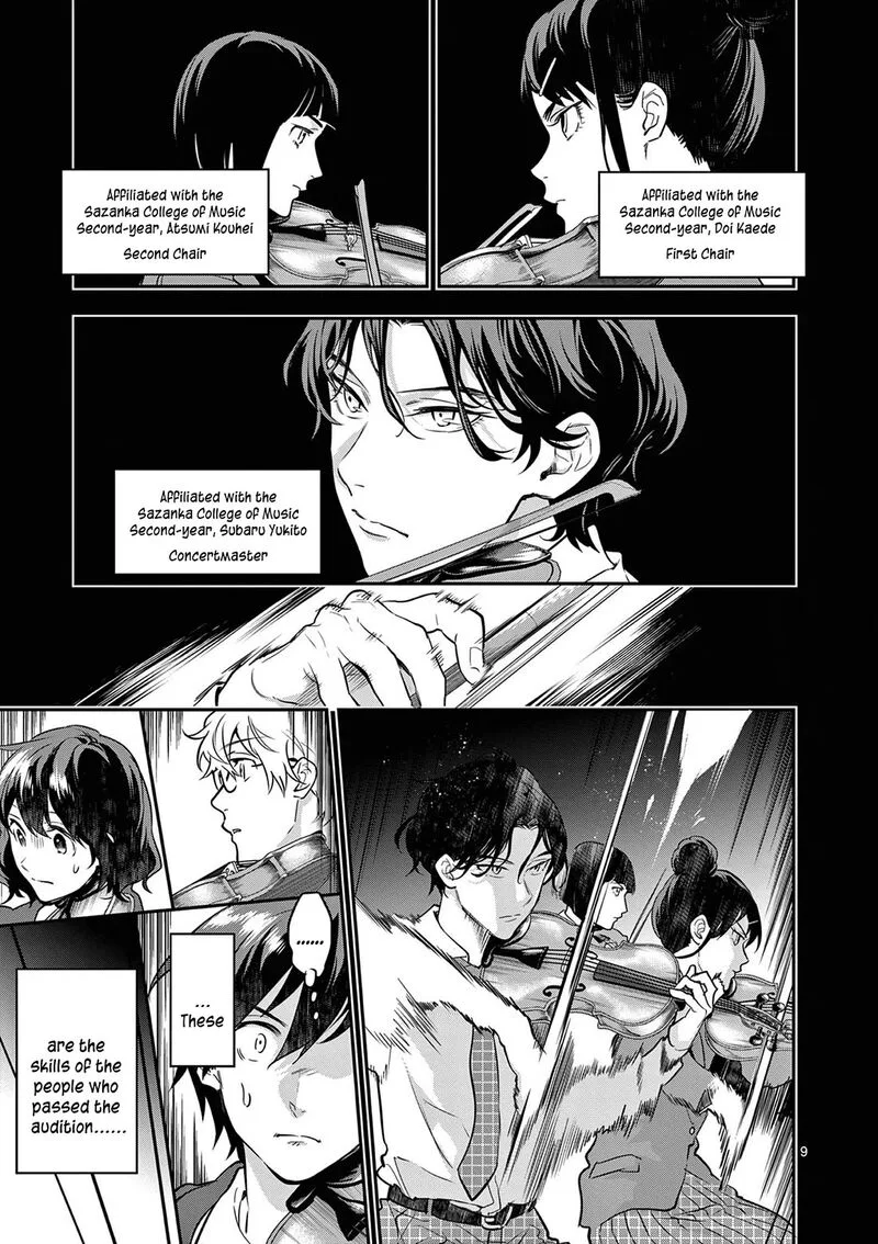 Ao no Orchestra Chapter 67 page 9