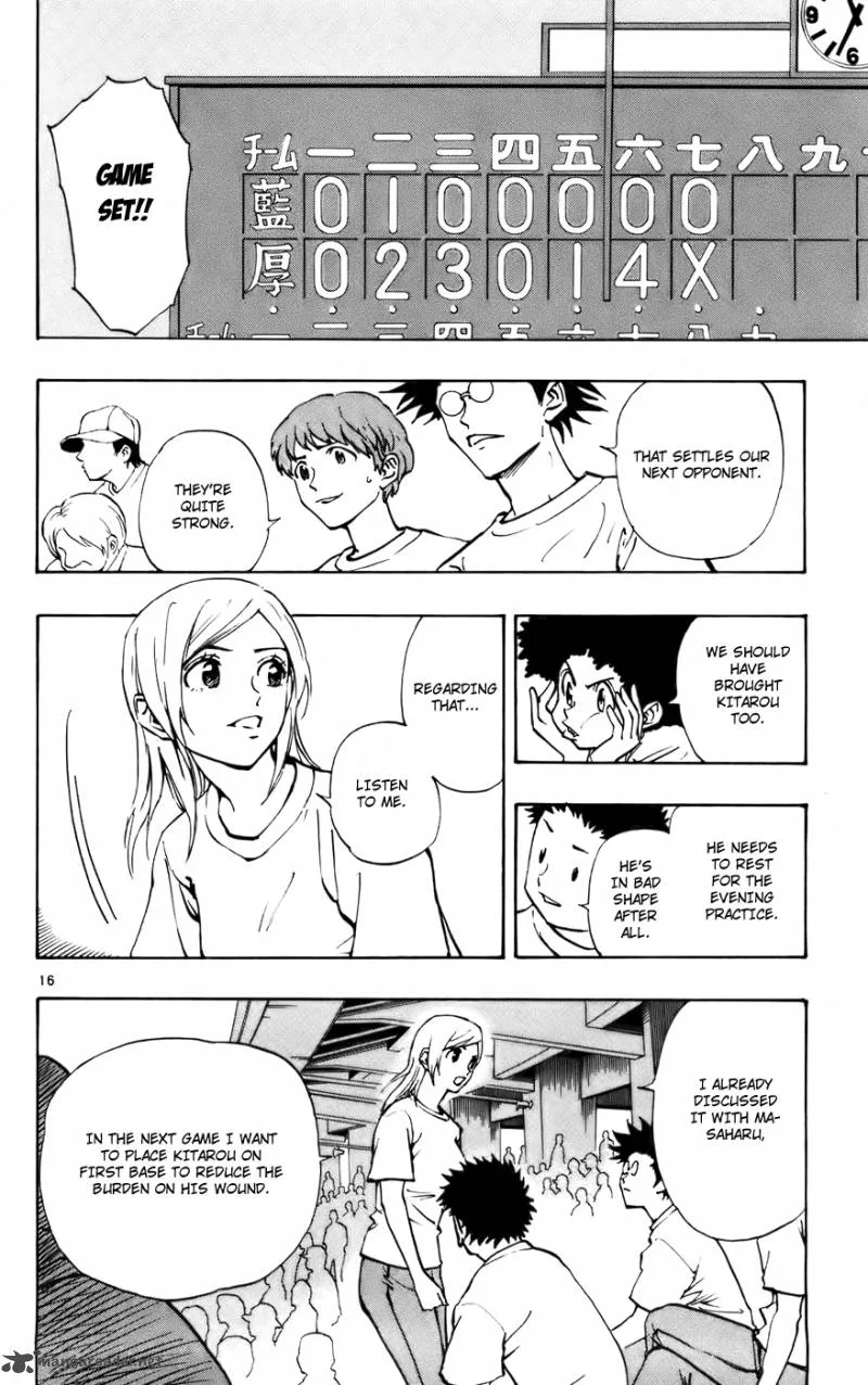 Aoizaka High School Baseball Club Chapter 37 page 16