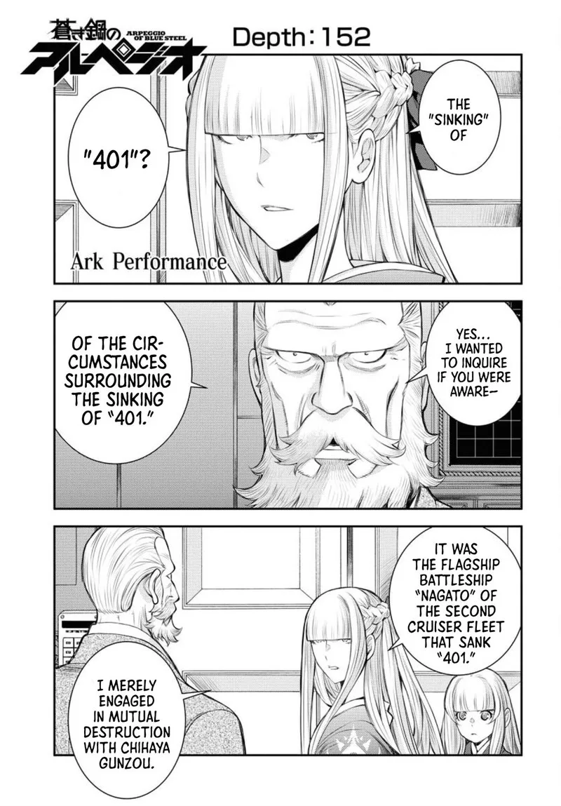Aoki Hagane no Arpeggio Chapter 152 page 1