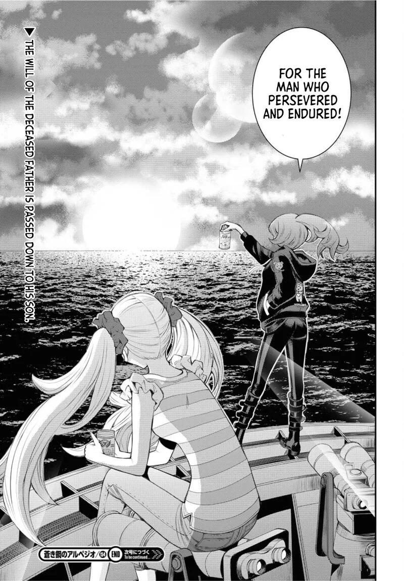 Aoki Hagane no Arpeggio Chapter 154 page 35