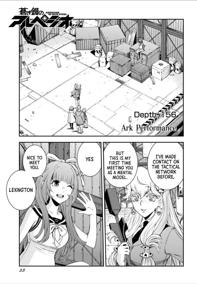 Aoki Hagane no Arpeggio Chapter 156 page 1