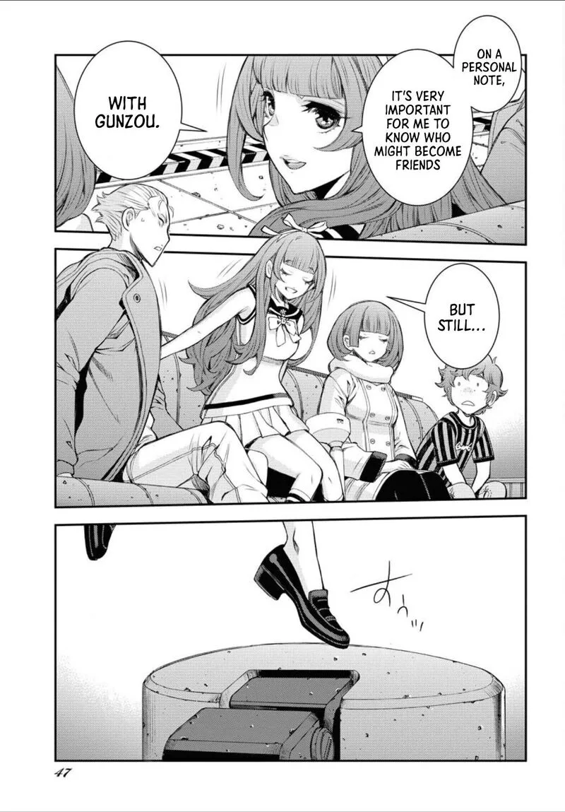 Aoki Hagane no Arpeggio Chapter 156 page 13