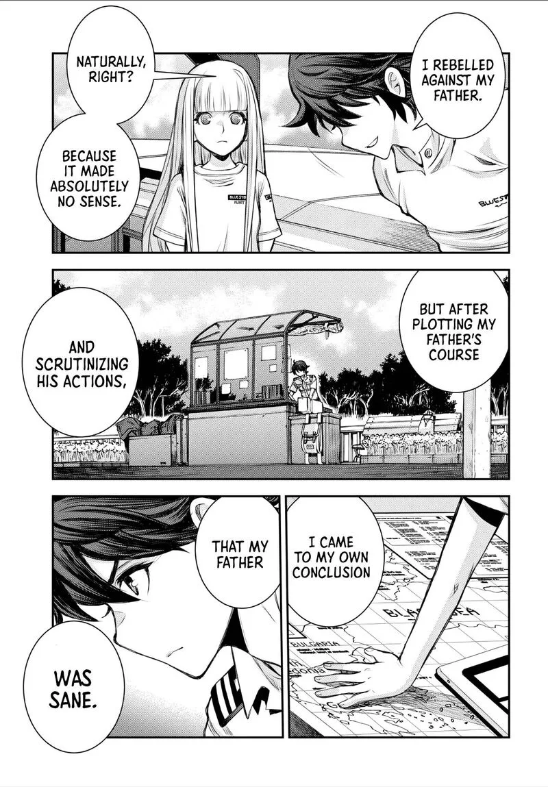Aoki Hagane no Arpeggio Chapter 157 page 14