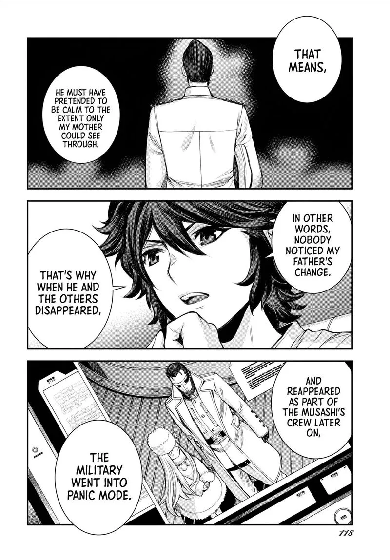 Aoki Hagane no Arpeggio Chapter 157 page 13