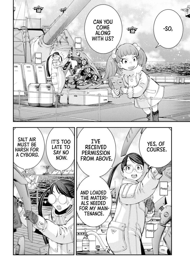 Aoki Hagane no Arpeggio Chapter 158 page 4
