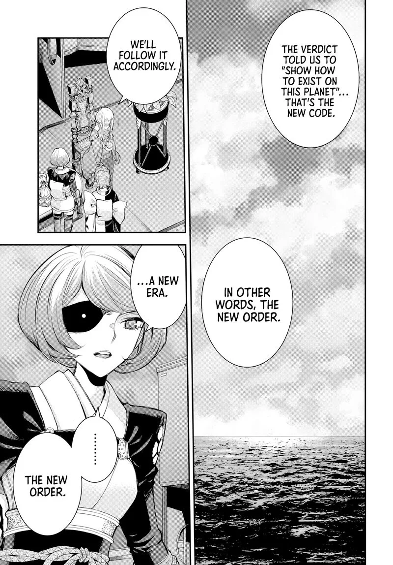 Aoki Hagane no Arpeggio Chapter 158 page 19