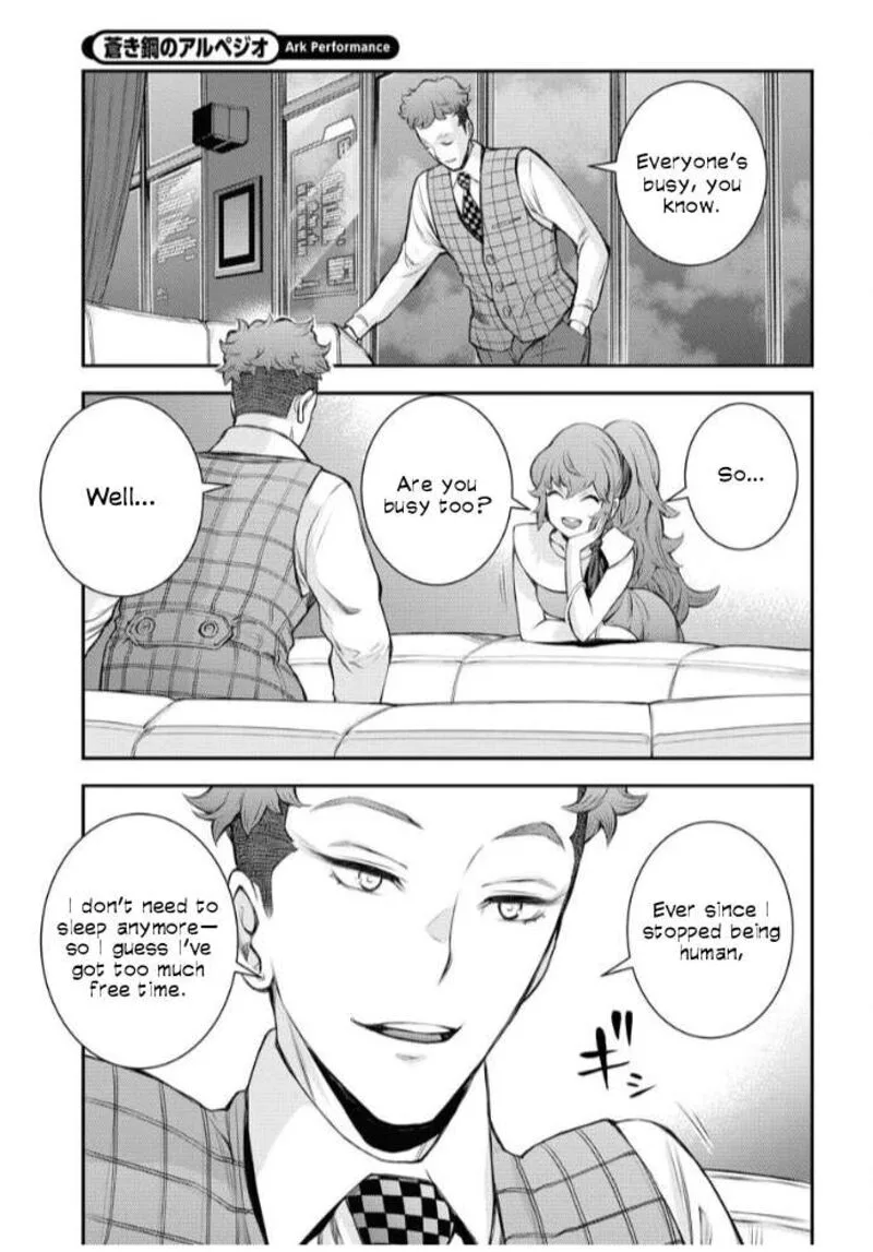 Aoki Hagane no Arpeggio Chapter 160 page 13
