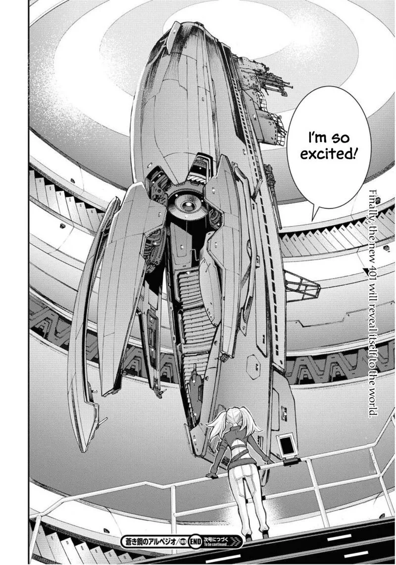 Aoki Hagane no Arpeggio Chapter 169 page 38