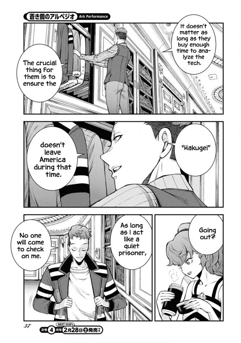 Aoki Hagane no Arpeggio Chapter 173 page 34