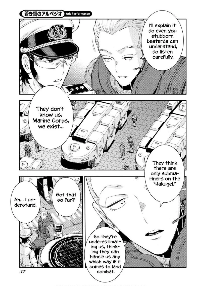 Aoki Hagane no Arpeggio Chapter 174 page 14