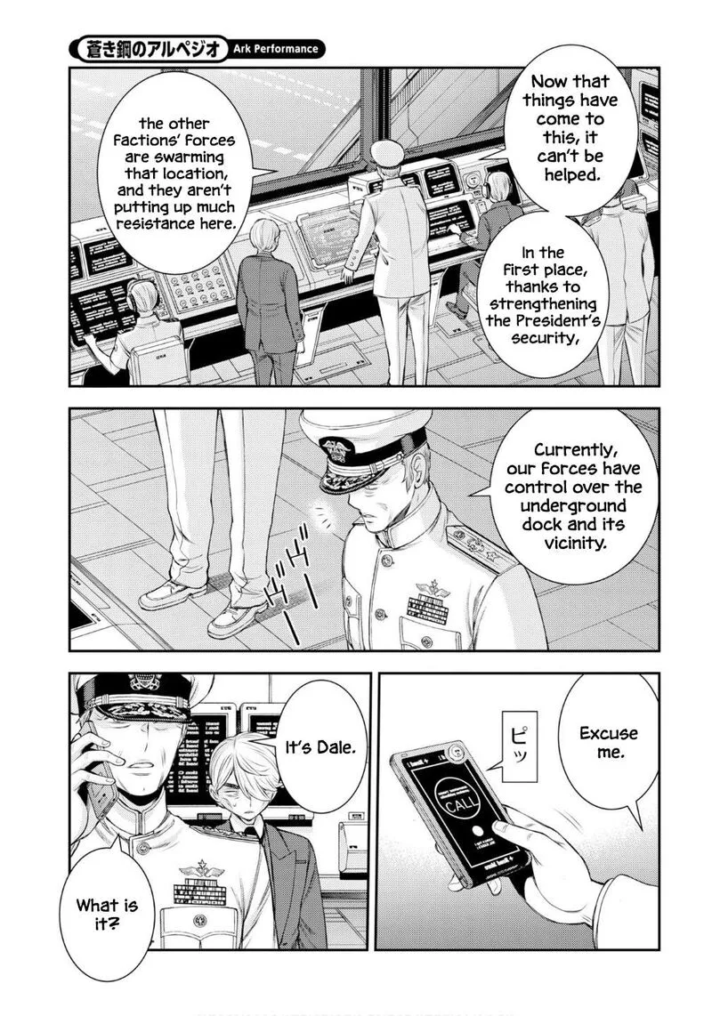 Aoki Hagane no Arpeggio Chapter 174 page 8