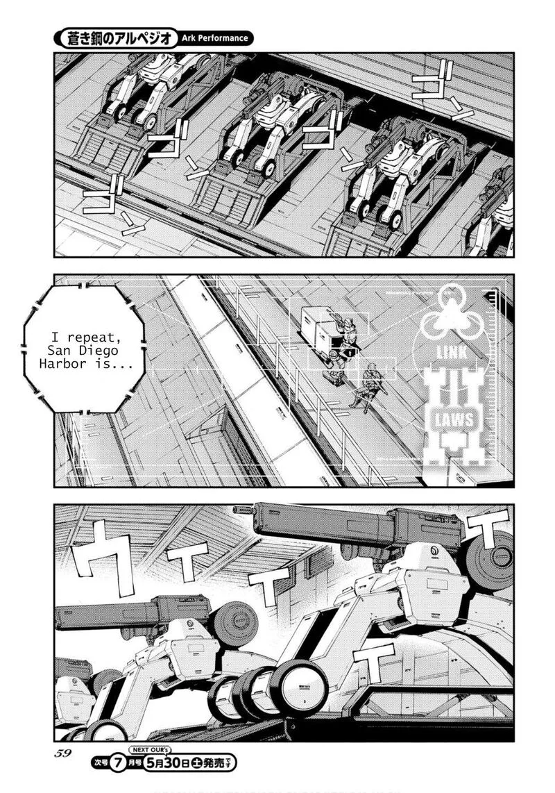 Aoki Hagane no Arpeggio Chapter 176 page 28