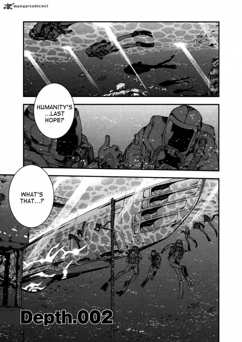 Aoki Hagane no Arpeggio Chapter 2 page 1