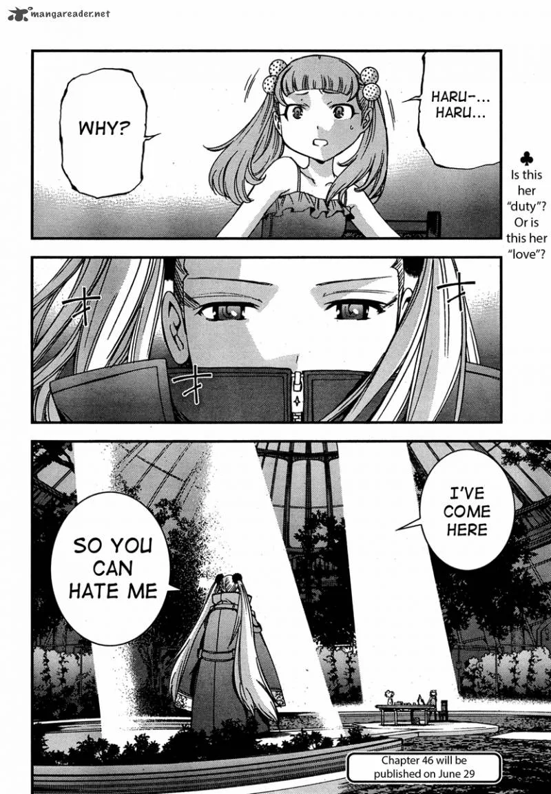 Aoki Hagane no Arpeggio Chapter 45 page 36