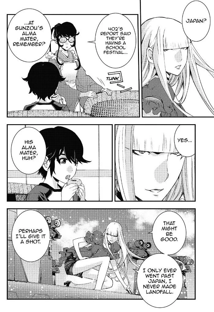 Aoki Hagane no Arpeggio Chapter 90 page 14