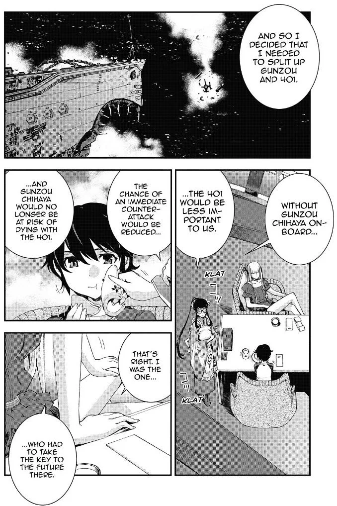 Aoki Hagane no Arpeggio Chapter 90 page 8