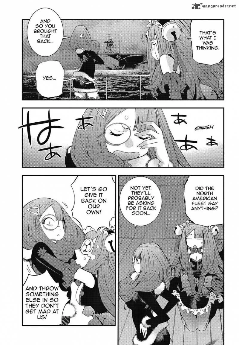 Aoki Hagane no Arpeggio Chapter 93 page 9
