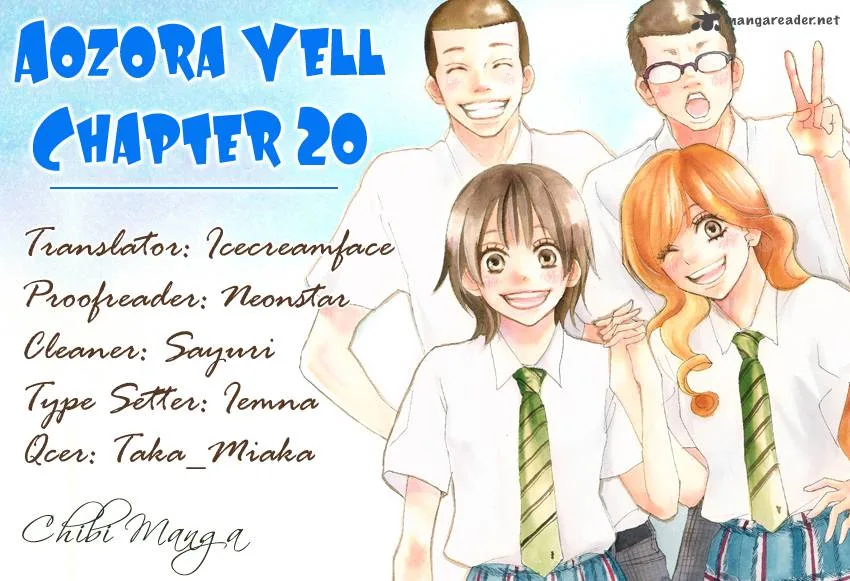 Aozora Yell Chapter 20 page 1