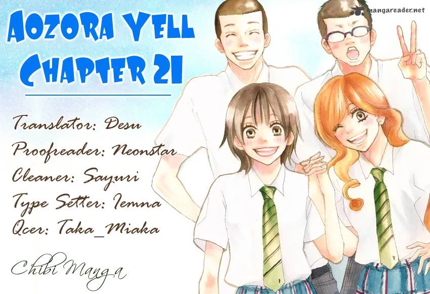 Aozora Yell Chapter 21 page 1