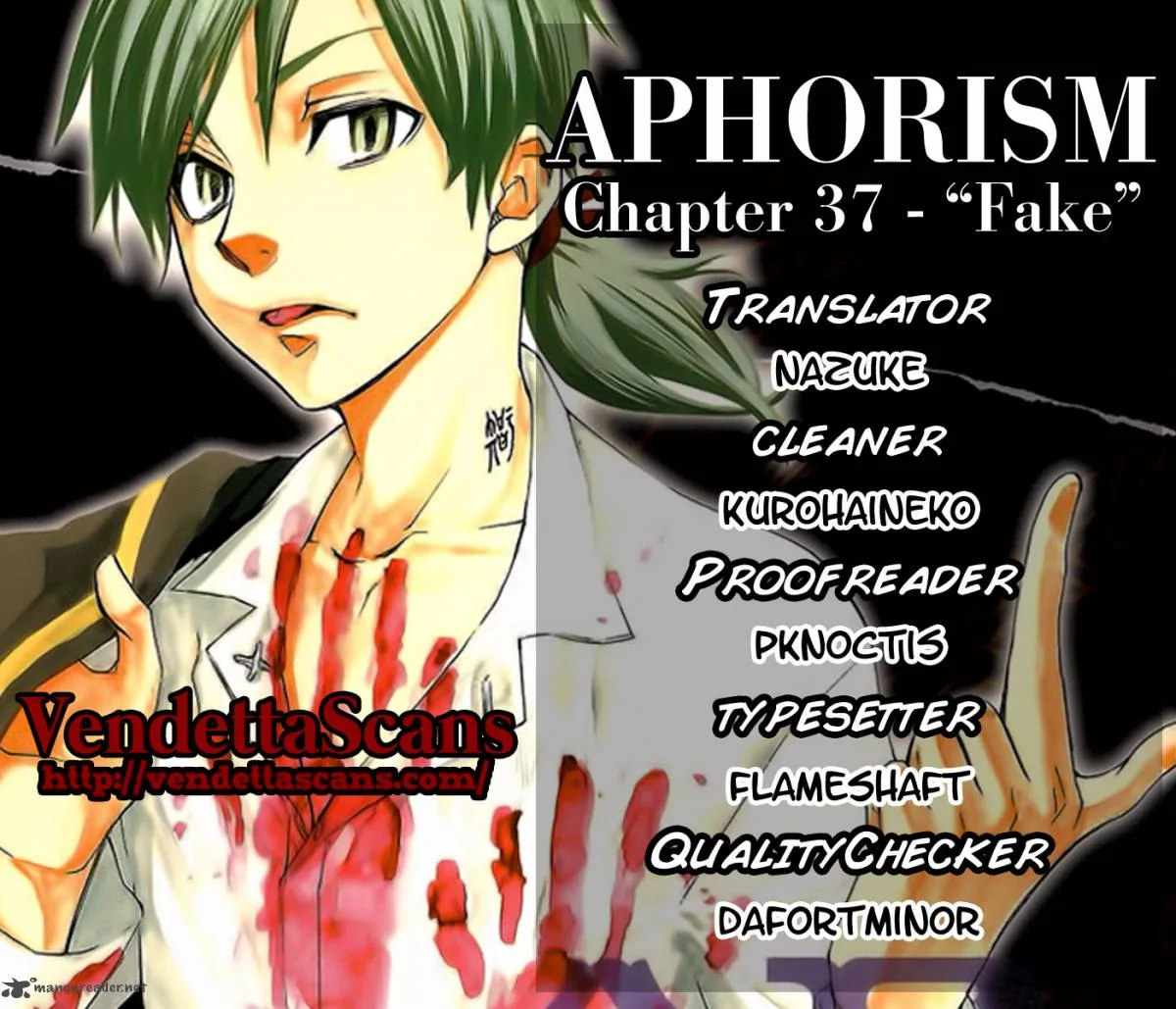Aphorism Chapter 37 page 1