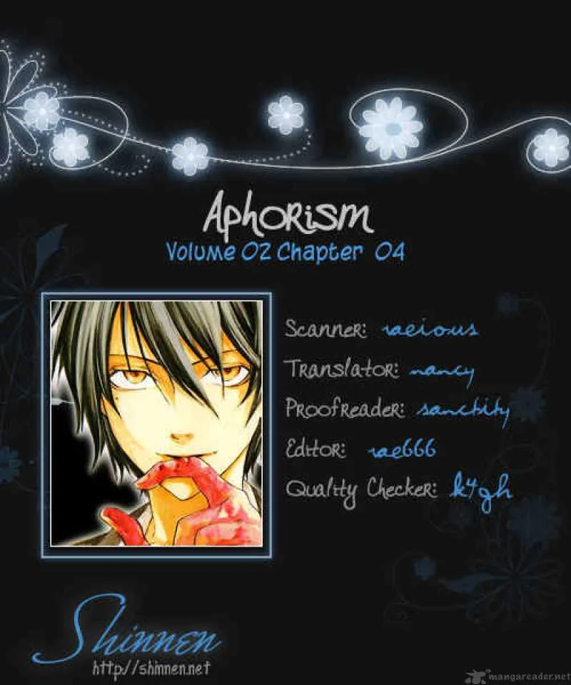 Aphorism Chapter 4 page 1