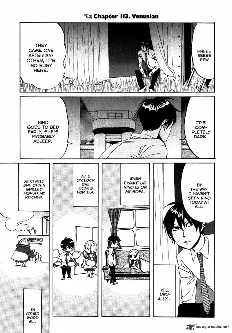 Arakawa Under the Bridge Chapter 113 page 1