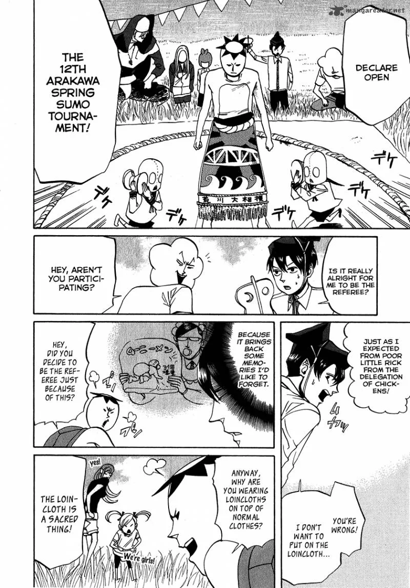 Arakawa Under the Bridge Chapter 135 page 4