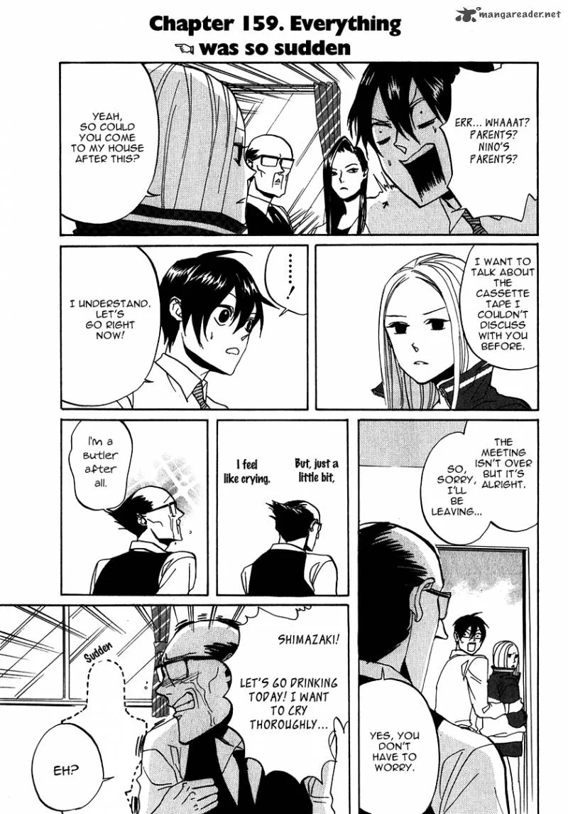 Arakawa Under the Bridge Chapter 159 page 1