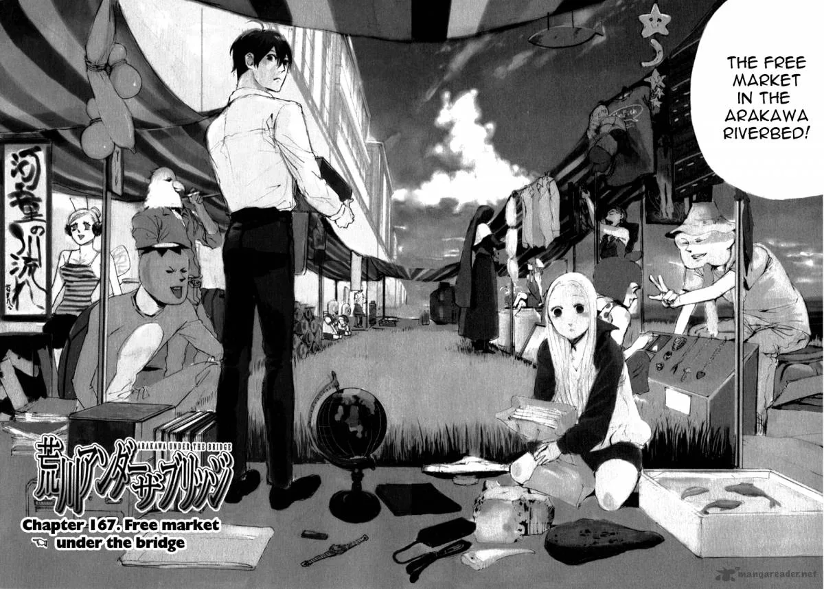 Arakawa Under the Bridge Chapter 167 page 8