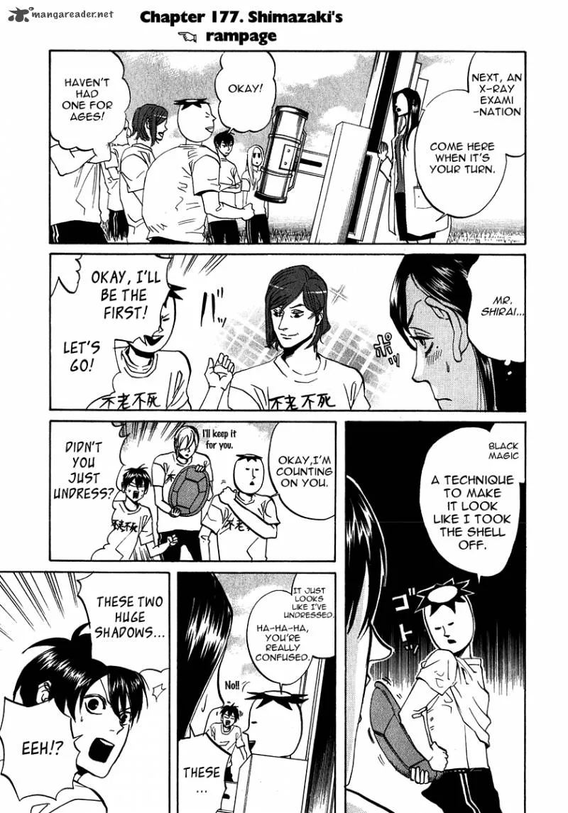 Arakawa Under the Bridge Chapter 177 page 1
