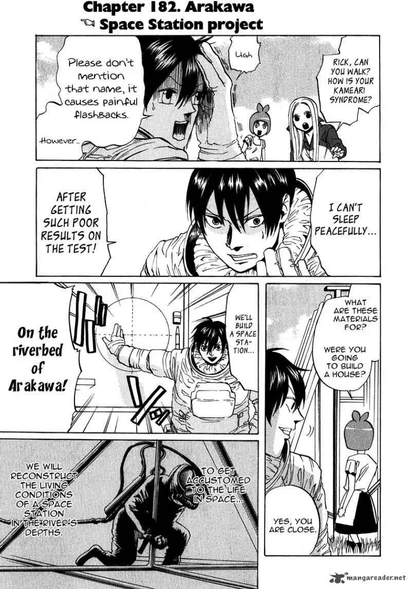 Arakawa Under the Bridge Chapter 182 page 3