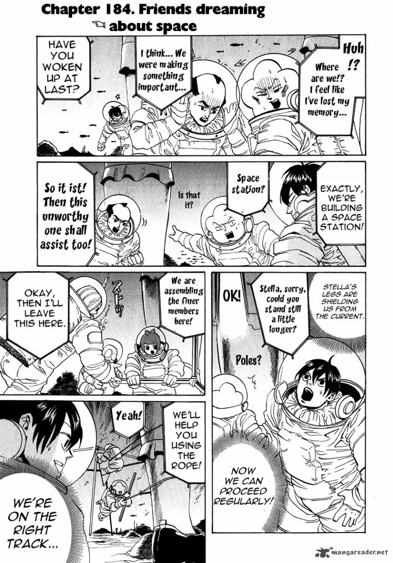 Arakawa Under the Bridge Chapter 184 page 1