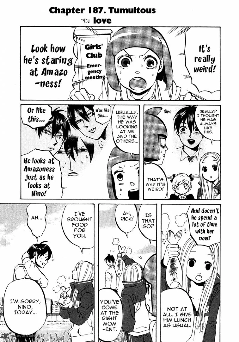 Arakawa Under the Bridge Chapter 187 page 1