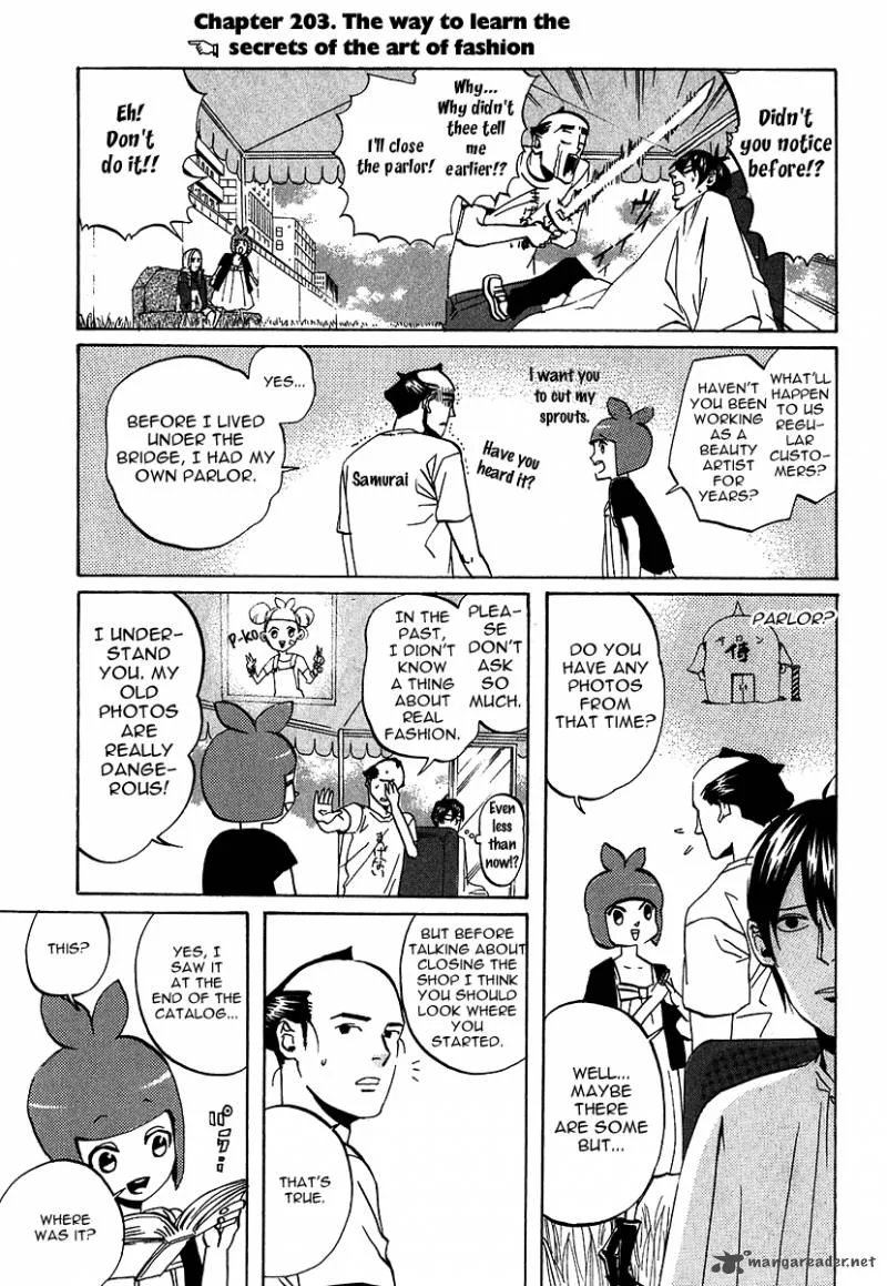 Arakawa Under the Bridge Chapter 203 page 1