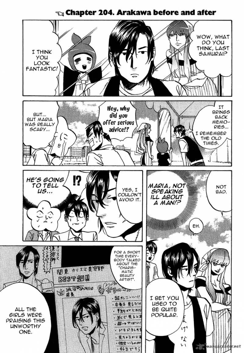 Arakawa Under the Bridge Chapter 204 page 1