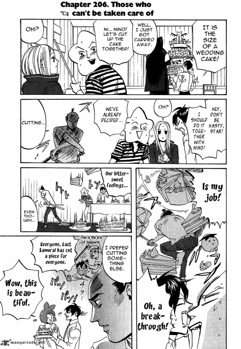 Arakawa Under the Bridge Chapter 206 page 3