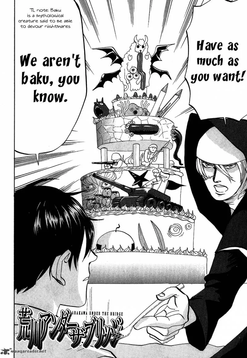 Arakawa Under the Bridge Chapter 206 page 2